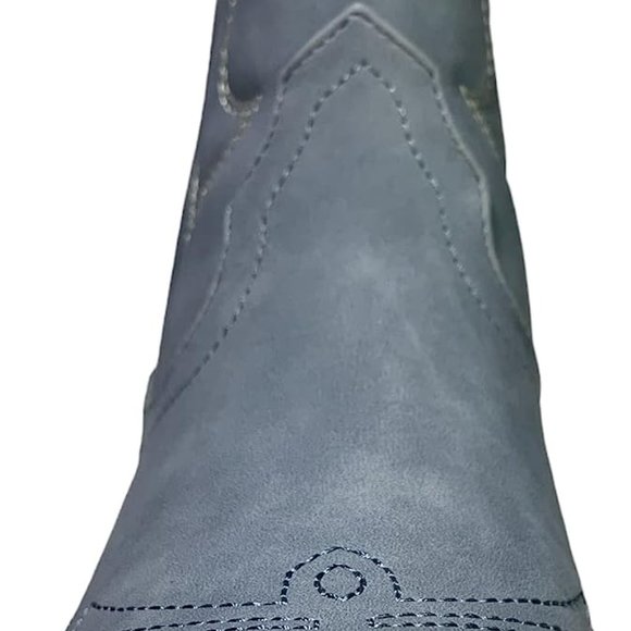 Womens Cowboy Cowgirl Western Ankle Booties Pointed Toe Boots - Picture 2 of 2